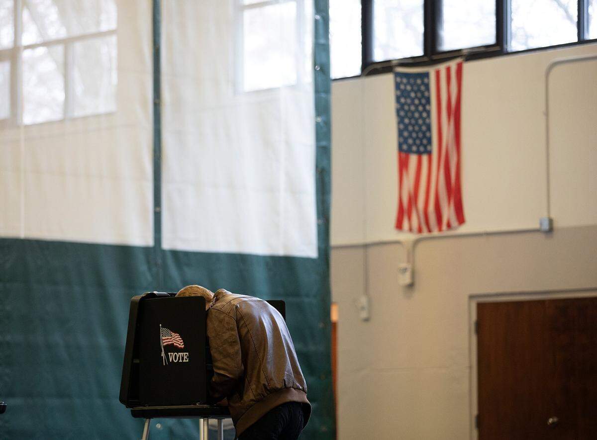 On Election Day, voters must cast their ballot at their assigned polling place.