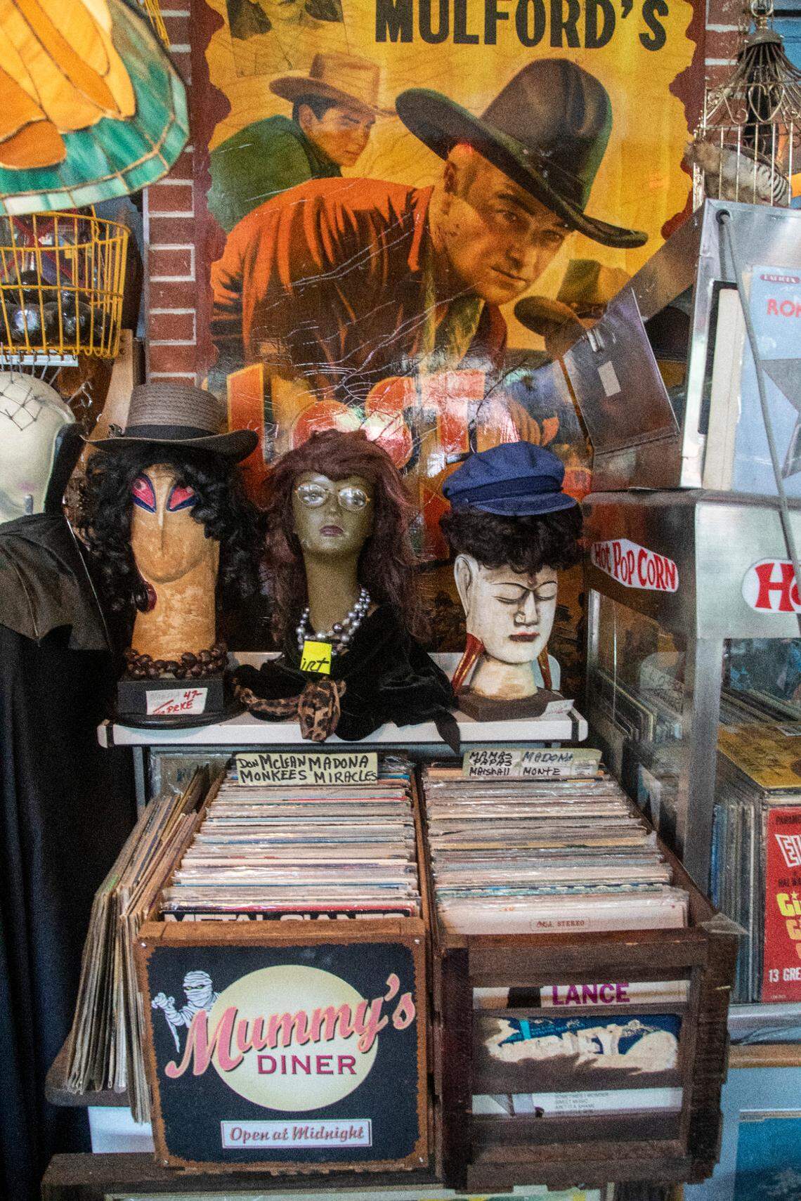 Wild Woody’s Records and More in Laurel Springs features vintage camper rentals a vast record shop, a bar, a concert stage, collectables and antiques and more.