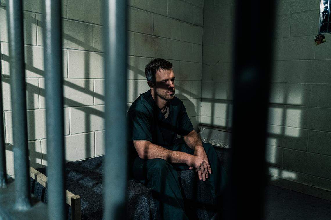 Sean Kleier in the Lifetime movie “Chris Watts: Confessions of a Killer.”