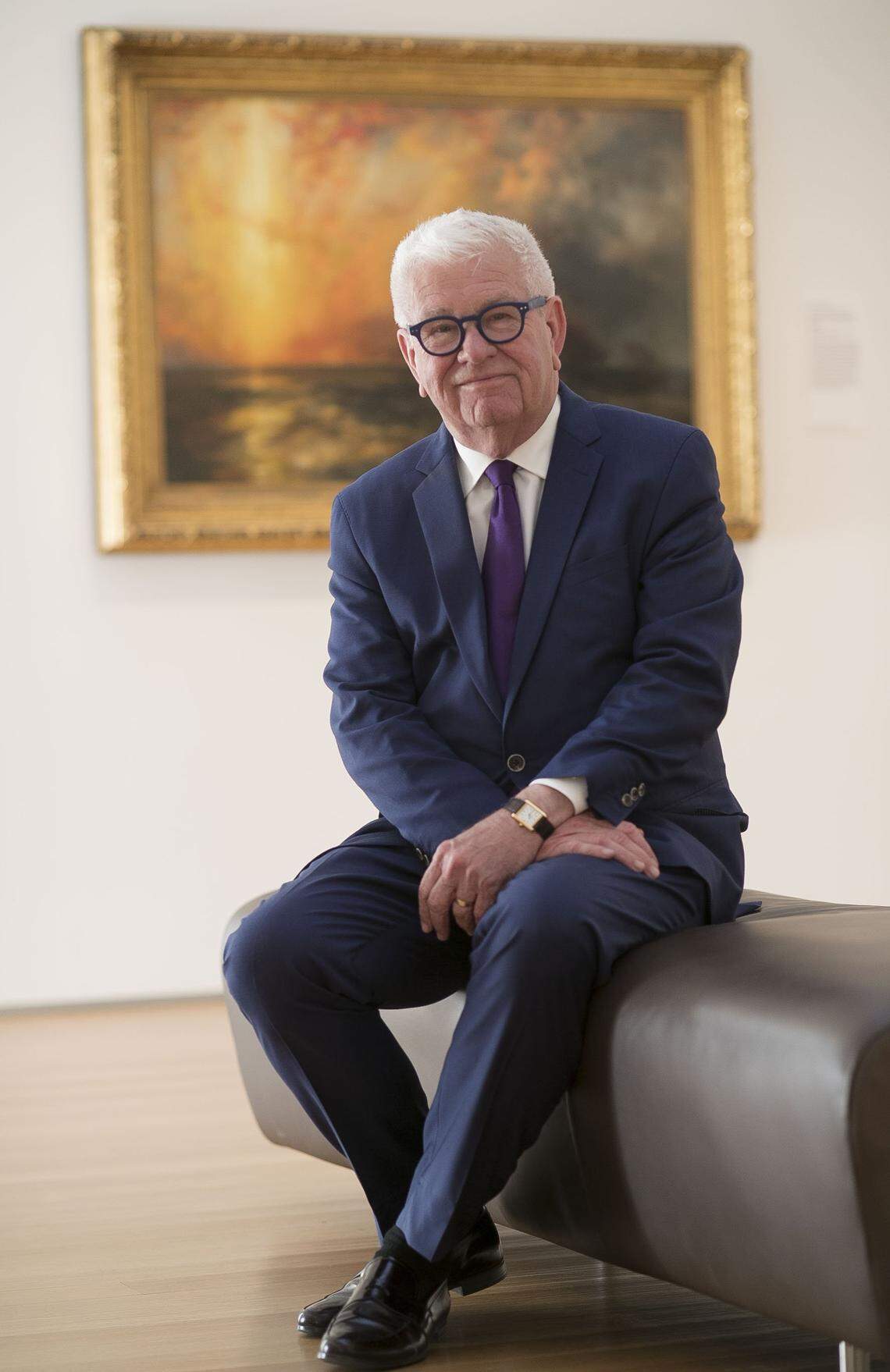 Larry Wheeler, director of the North Carolina Museum of Art announced that he will retire in 2018 from the post he has held for 24 years. Wheeler was photographed in the West Building at the museum on Monday, November 20, 2017 in Raleigh, N.C.