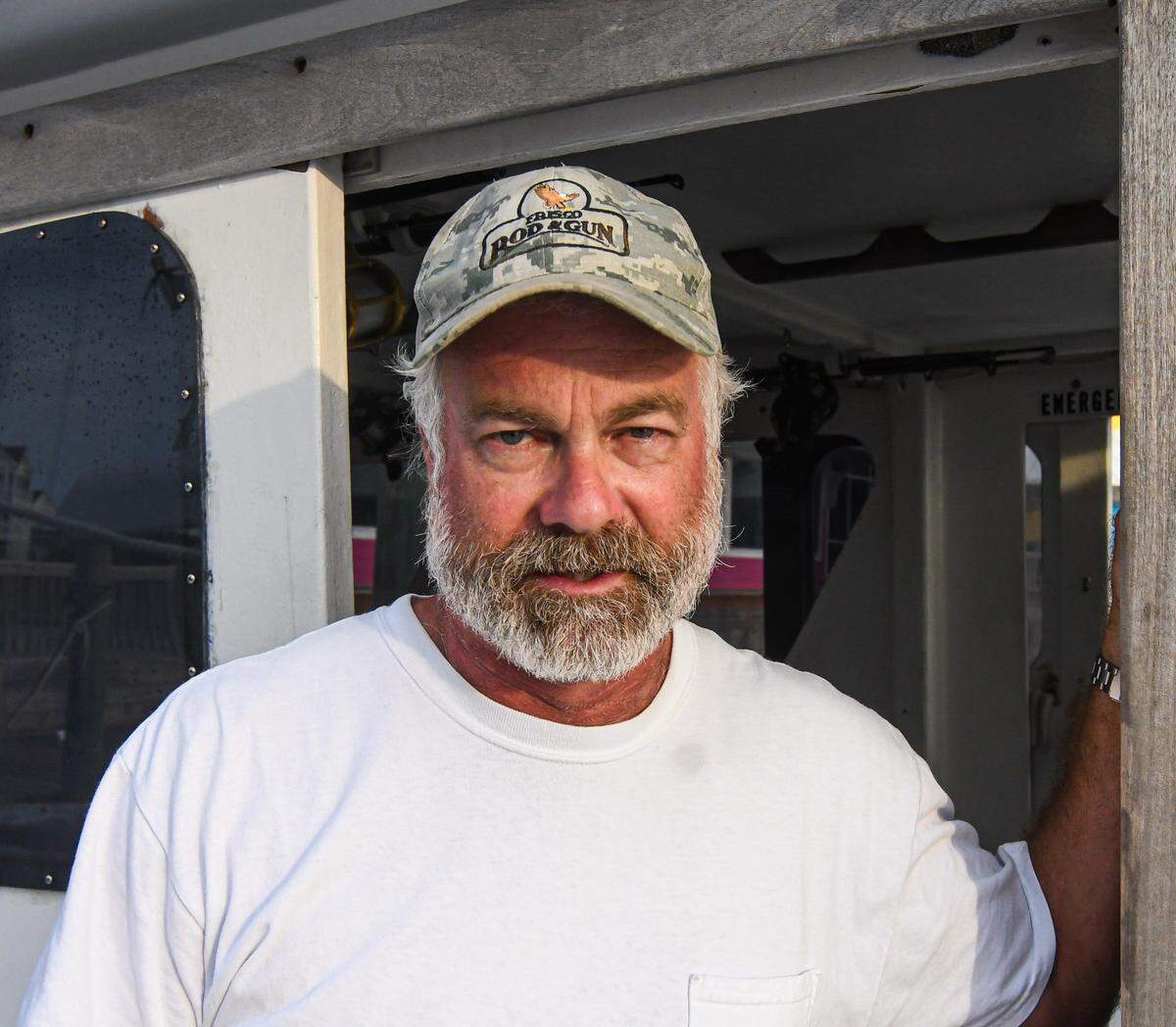 Bird lovers from all over come to an area off the Outer Banks to watch and photograph seabirds. Brian Patteson, captain of the Stormy Petrel II, is founder of the Seabirding operation. 