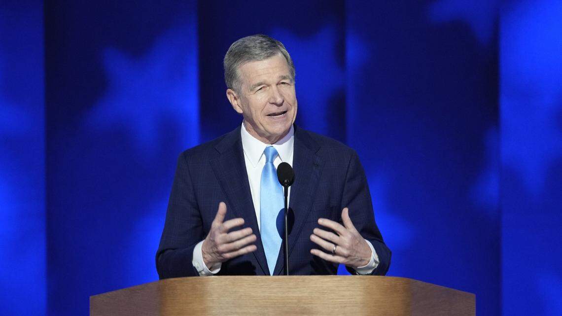 ‘Kamala’s ready.’ NC Gov. Cooper fires up DNC as he introduces Harris on historic night