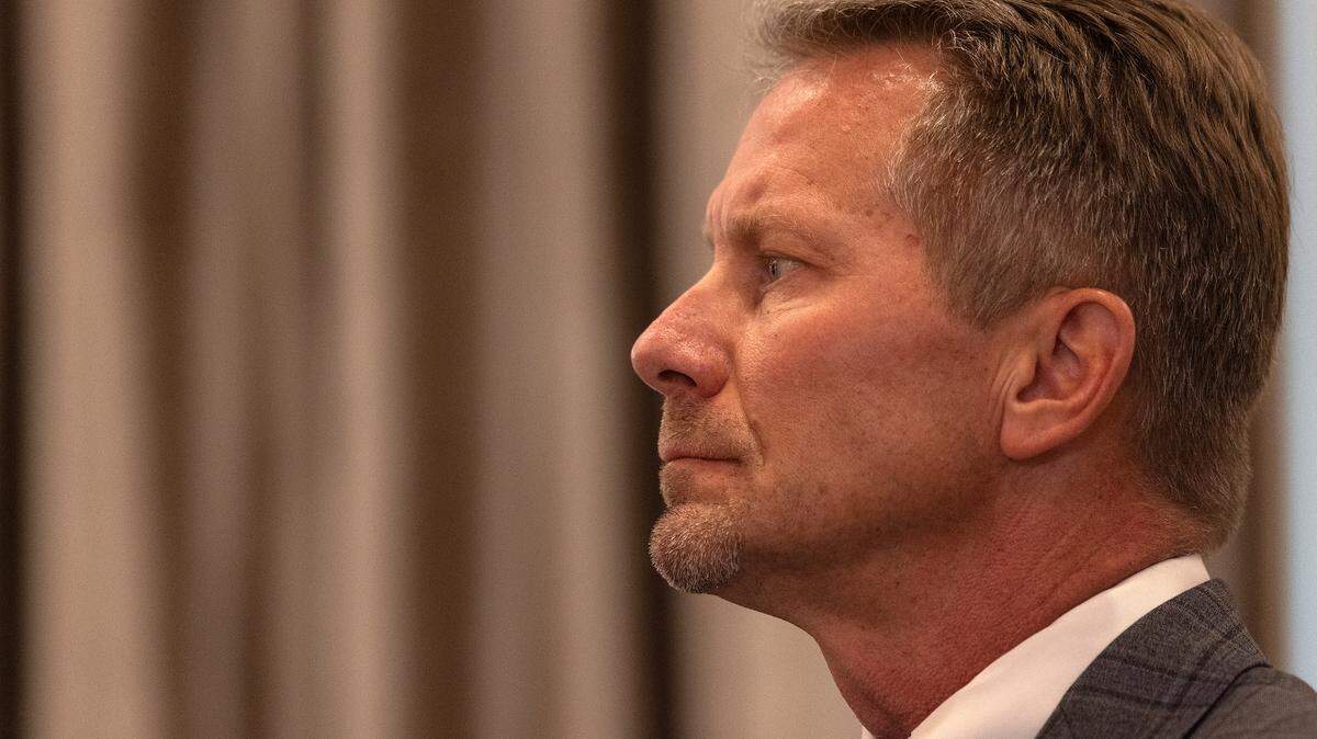 UNC-Chapel Hill Chancellor Kevin Guskiewicz listens to a question during a press conference Aug. 29, 2023 following a shooting on campus. On Dec. 8, 2023, Guskiewicz announced he’s leaving UNC-CH on Jan. 12 to become the next president of Michigan State University.