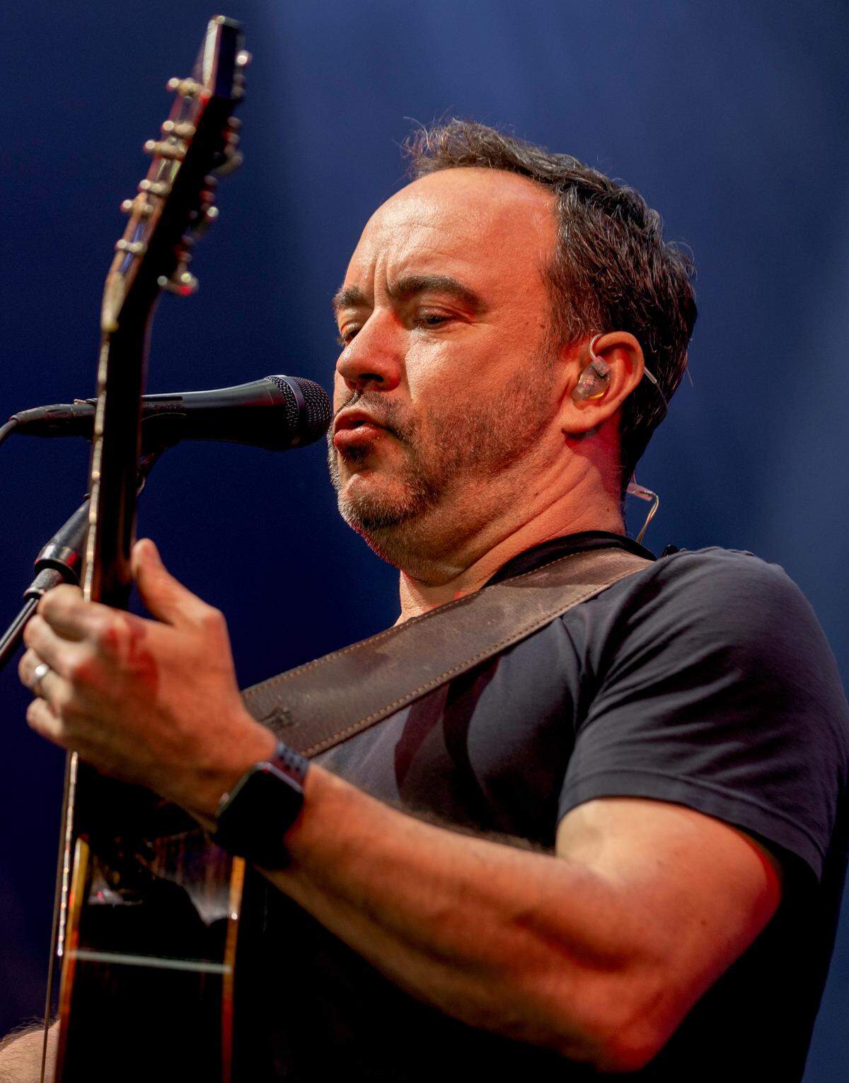 Dave Matthews in concert at Raleigh, N.C.’s Coastal Credit Union at Walnut Creek, Friday night, June 14, 2024.