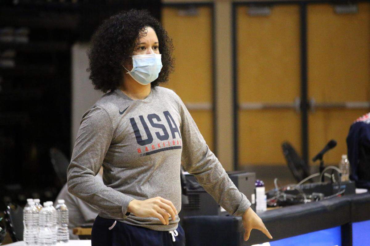 Kara Lawson, entering her second season as Duke’s women’s basketball coach, is coaching the U.S. women’s 3X3 basketball team in the Tokyo Olympics this summer.