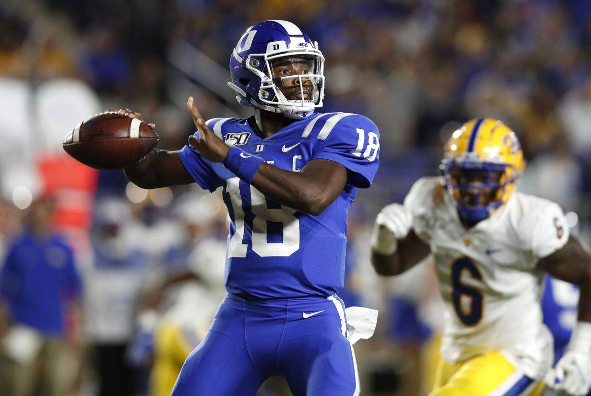 Duke quarterback Quentin Harris says the Blue Devils need to put the loss to Virginia behind them and concentrate on beating North Carolina on Saturday. Harris said he needs to limit his turnovers against the Tar Heels.