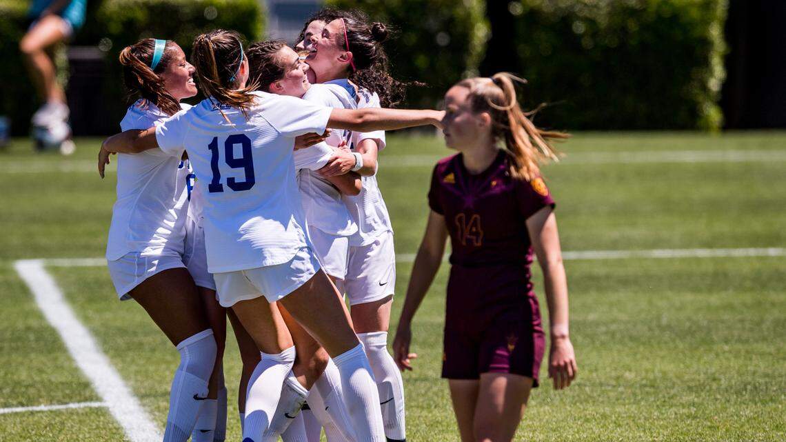 Duke Women’s Soccer takes on ASU in the NCAA tournament in Greenville, NC. May 1, 2021 - Reagan Lunn / Duke Athletics