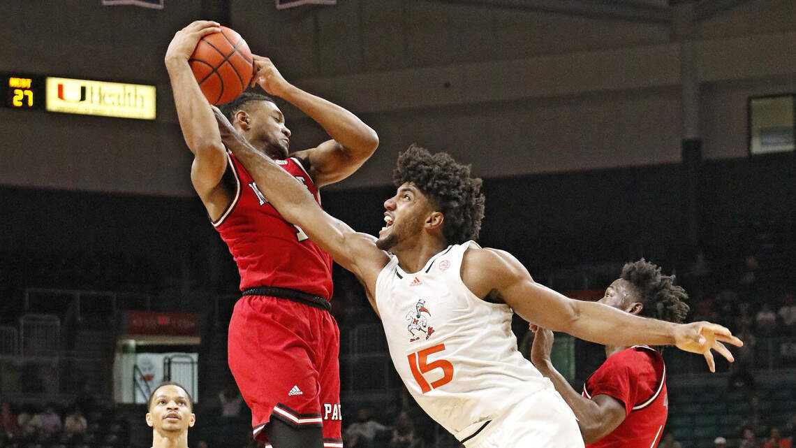 NC State basketball’s big first-half lead disintegrates in 80-73 ACC road loss to Miami