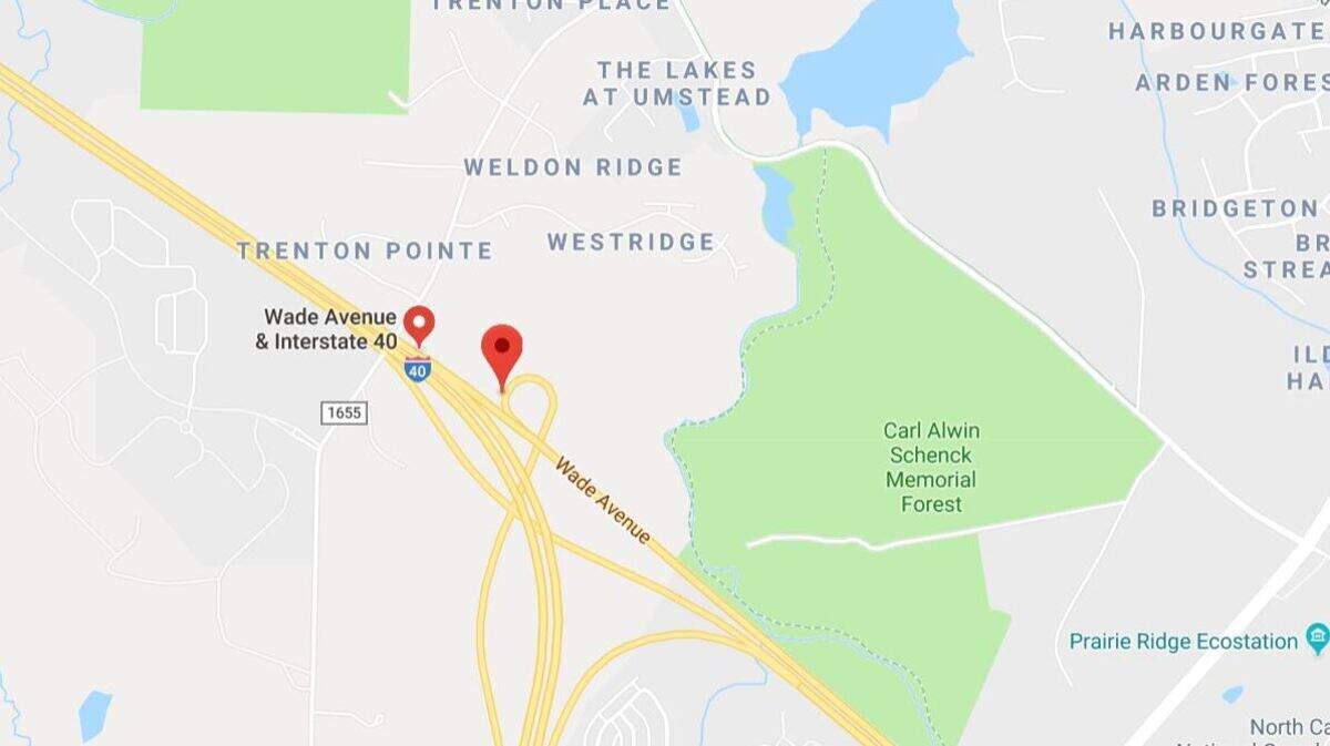 A 40-year-old Raleigh, North Carolina, man died on Thursday, June 28, 2018, when a Porsche sedan he was driving went off an Interstate 40 entrance ramp at an estimated 148 mph and hit trees after going airborne.