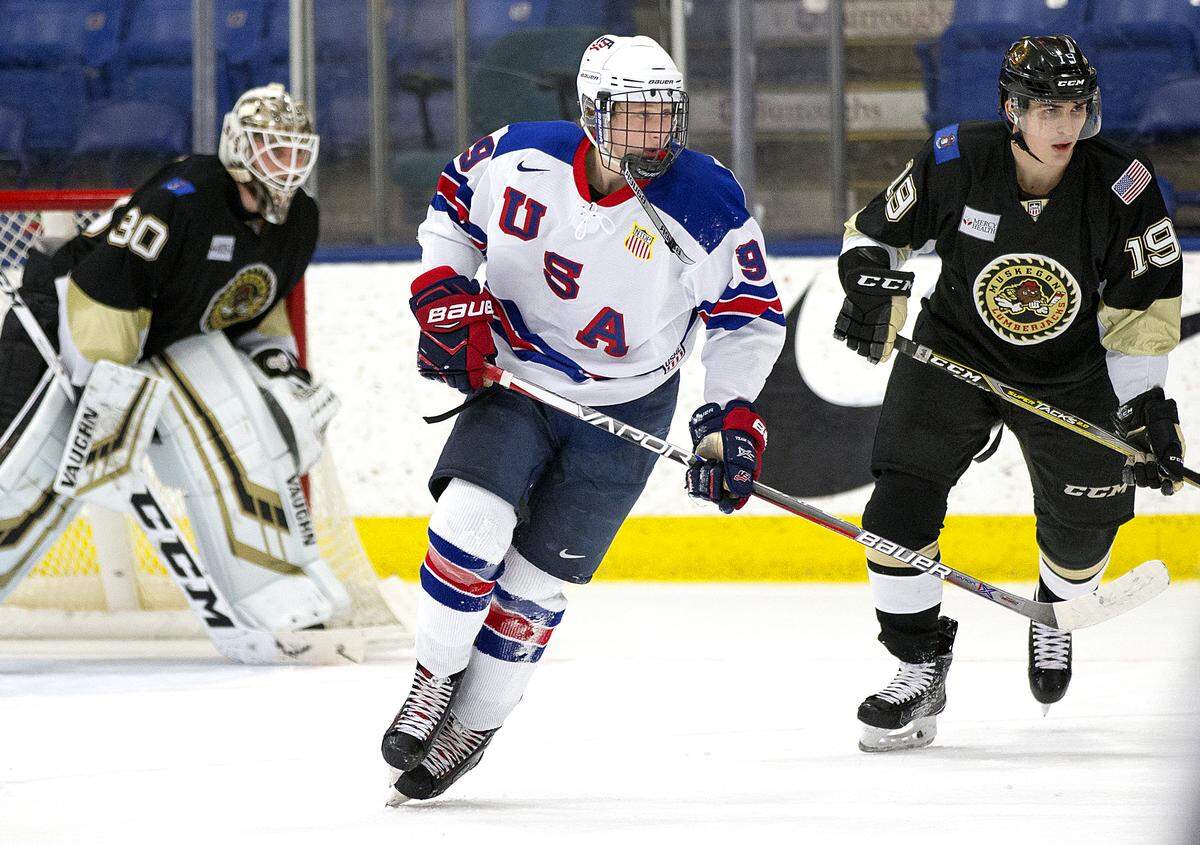 Tyler Weiss with the U.S. National Team Development Program will be drafted in the NHL Entry Draft.
