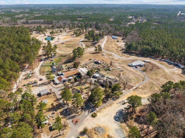 An aerial of Aloha Safari Zoo at 159 Mini Lane in Cameron, NC.