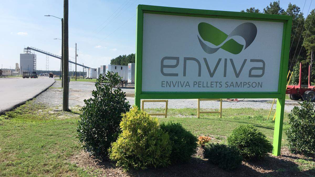 Wood pellet manufacturing plants in North Carolina