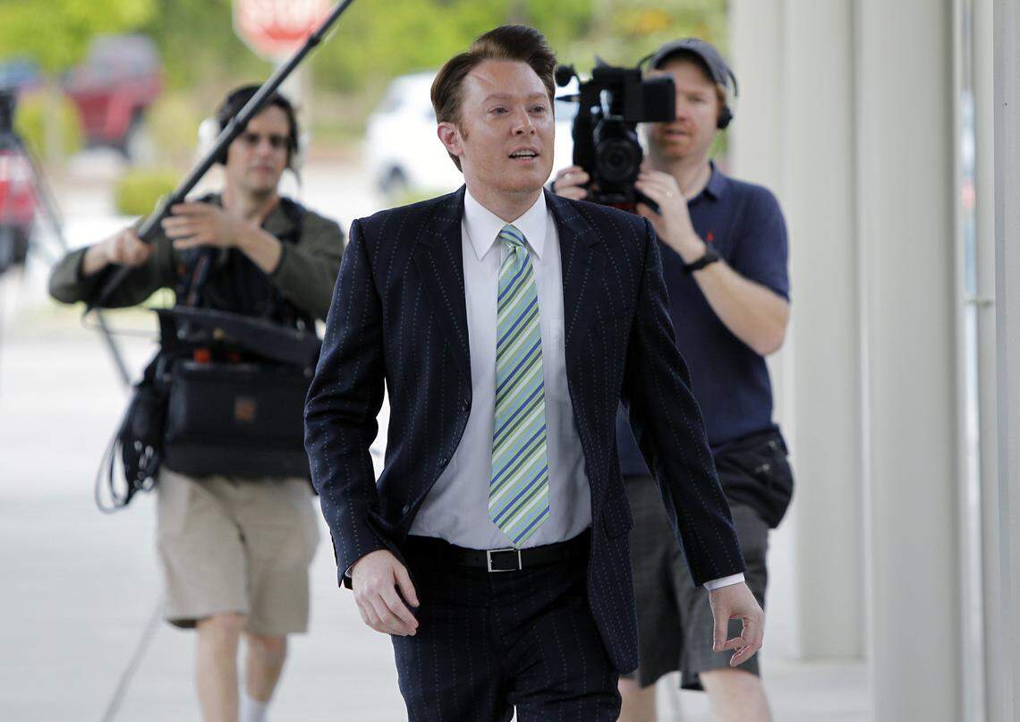 With a video crew behind him, Democratic candidate for U.S House Clay Aiken arrives to vote at Mills Park Elementary School in Cary, NC on May 6, 2014. The season-two runner-up has had a quirky career since “Idol,” including a successful run as a recording artist and a Broadway debut in Monty Python’s “Spamalot.” After his 2014 run for Congress, which was documented in the 2015 series “The Runner-Up,” Aiken has lately appeared on CNN as a political commentator.