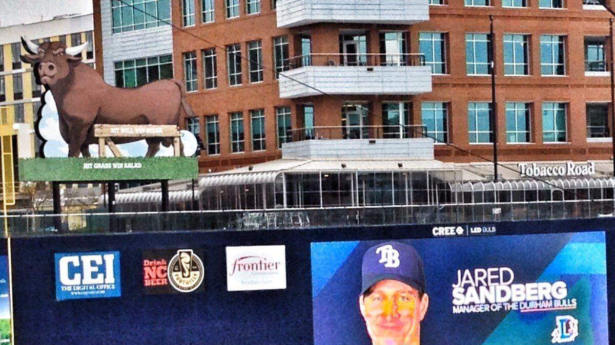 Jared Sandberg has been named the Durham Bulls new manager.