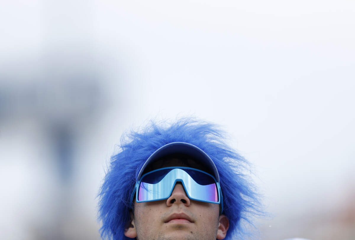 A fan watches from the stands during the second half of the Blue Devils’ 45-19 loss to Illinois on Saturday, Sept. 6, 2025, at Wallace Wade Stadium in Durham, N.C.