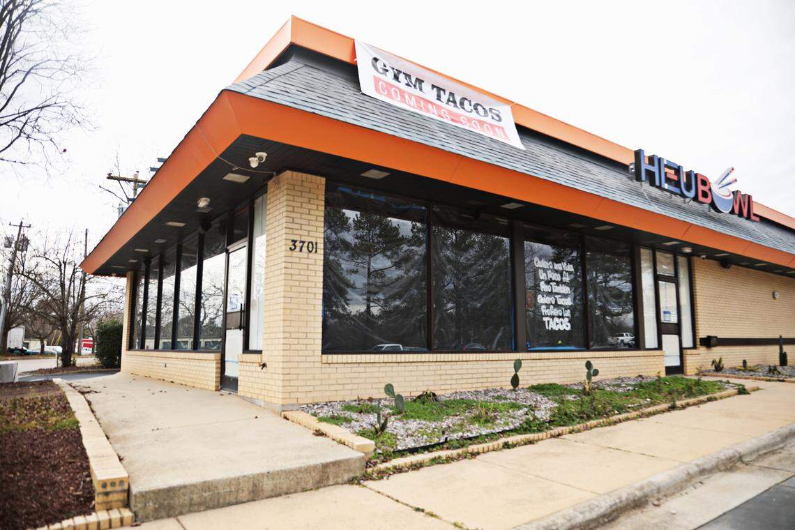 Gym Tacos is opening a restaurant in the former HEUBOWL located off of Hillsborough Street in Raleigh.