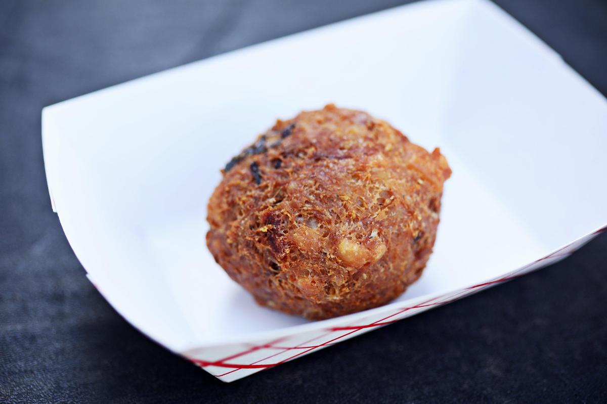 Pimento cheese crab ball from Waypoint Oyster Bar.