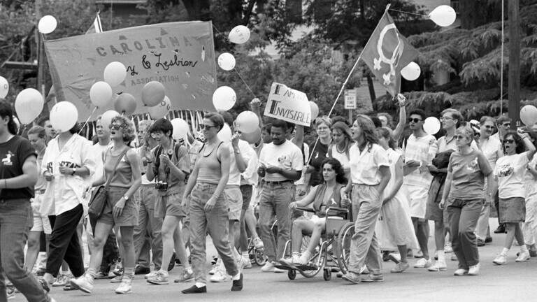Raleigh held one of its early Pride parades in 1988. Take a look back at photos from that day.
