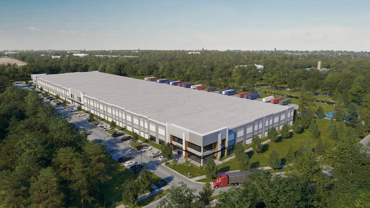 They broke ground May 11, 2022, on a $100 million development called Apex Commerce Center.