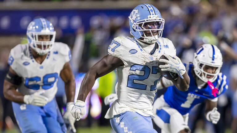 UNC football scores late to top Duke. Observations from the rivalry battle