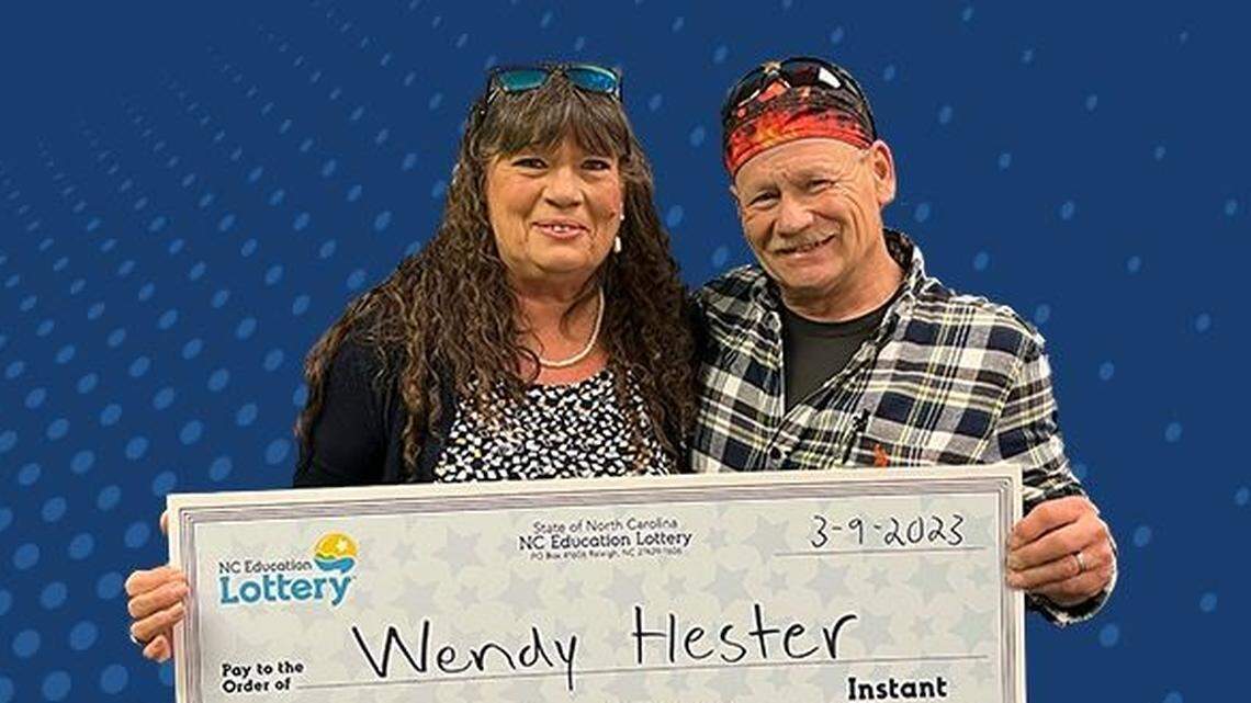 Wendy Hester will use her prize to buy a new house and pay off her car.