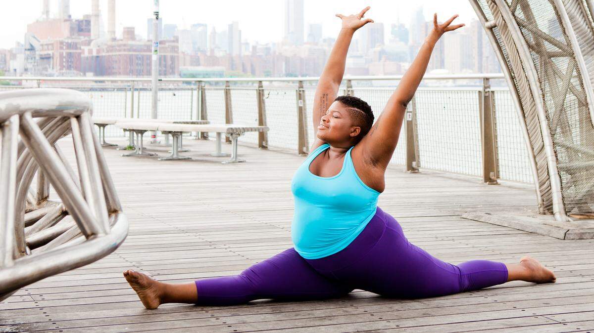 Jessamyn Stanley, of Durham, North Carolina is a yoga teacher, body positive advocate and author of “Every Body Yoga.”