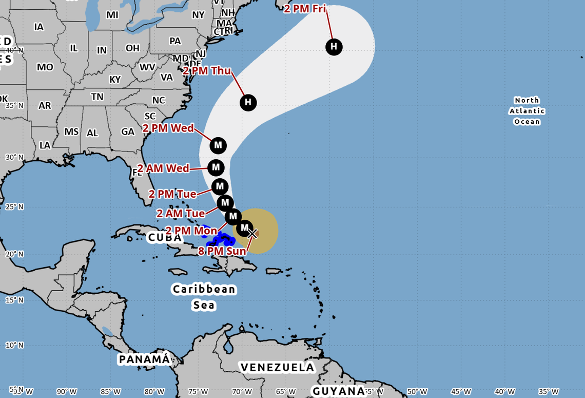 Hurricane Erin is expected to grow in size and strength as it moves north through the Atlantic this week. Forecasters expect it to pass well offshore of North Carolina on Wednesday and Thursday, but say it likely will cause coastal flooding and erosion, along with dangerous rip currents. 