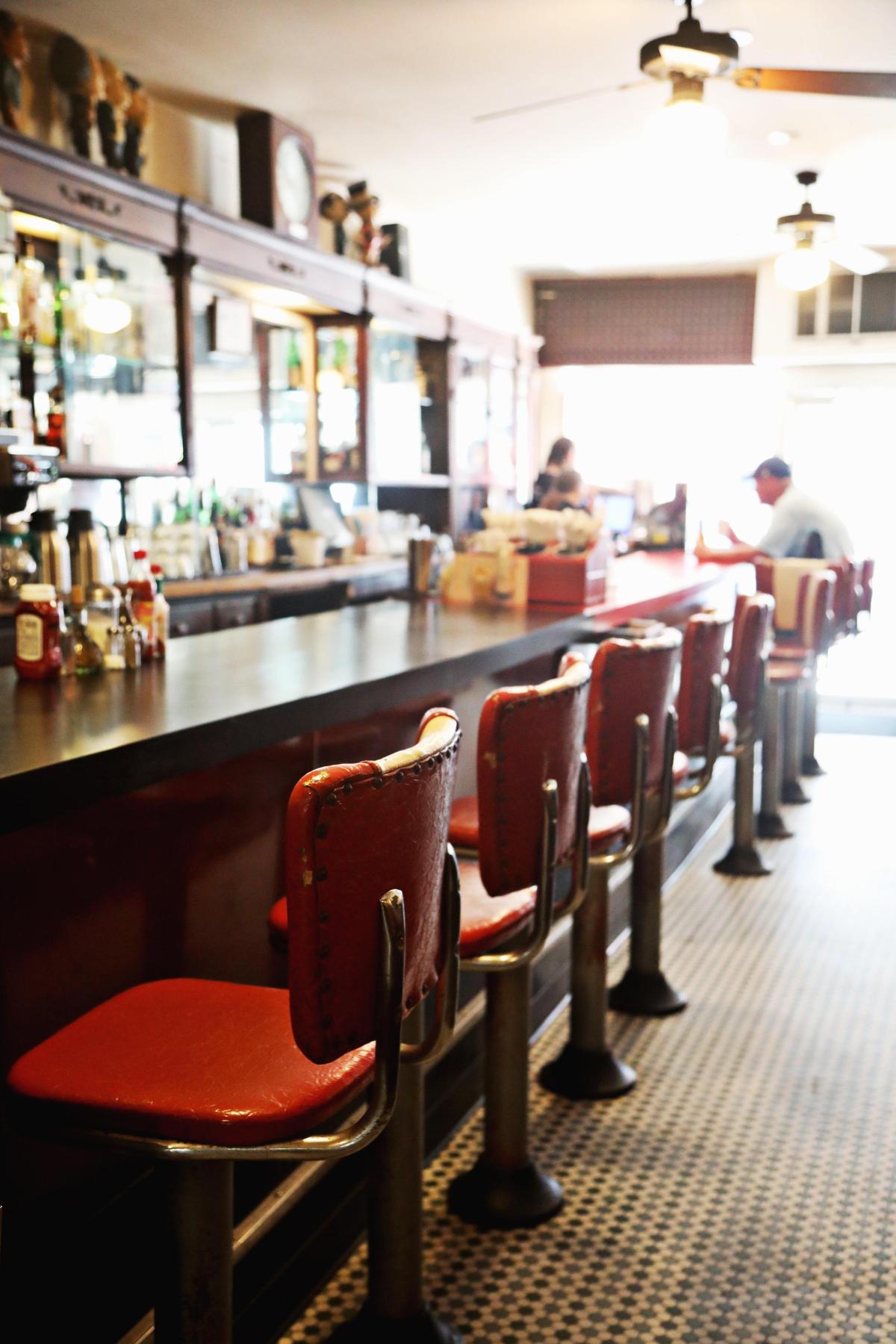 The new owner of The Mecca, Greg Hatem, left the restaurant mostly unchanged. The narrow dining room looks much the same as you imagine it did when Greek immigrant Nicholas Dombalis opened the restaurant in 1930.