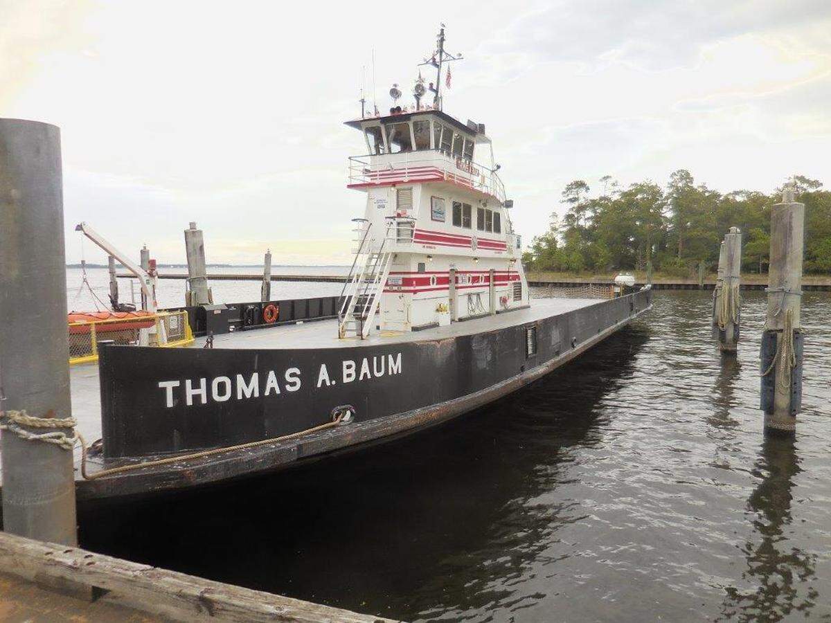The N.C. Department of Transportation has put the ferry Thomas A. Baum up for auction. The minimum bid is $1 million.