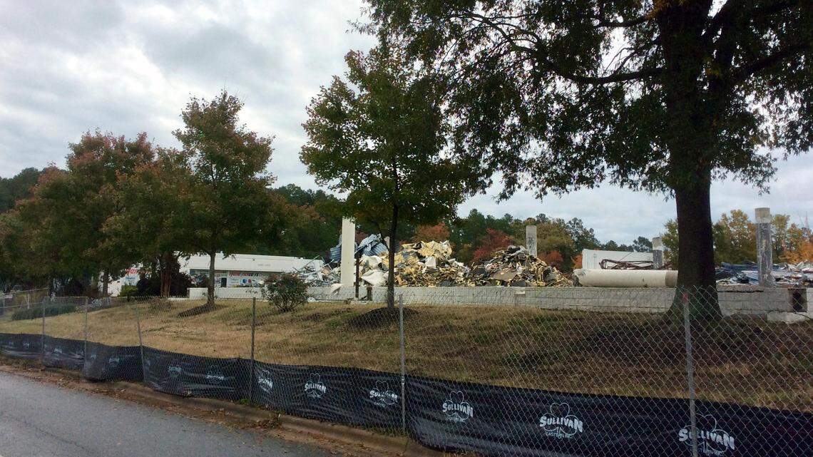 Construction crews are demolishing the former Performance AutoMall on U.S. 15-501 in Chapel Hill. Construction of a new 99,000-square-foot Wegmans could begin soon, with an opening date sometime in 2020.