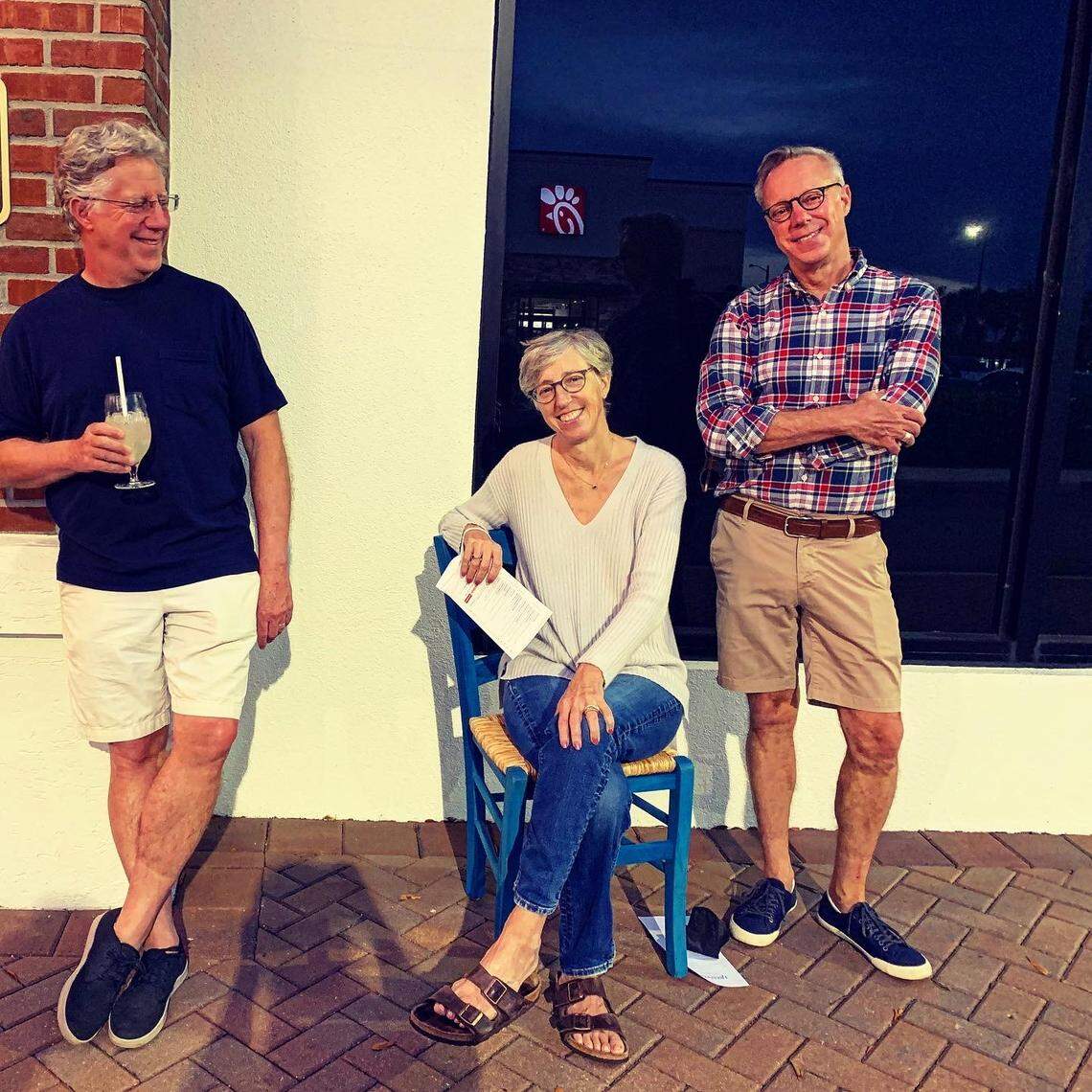 Steven Petrow, right, with his sister, Julie, and brother, Jay, the year before Julie died.
