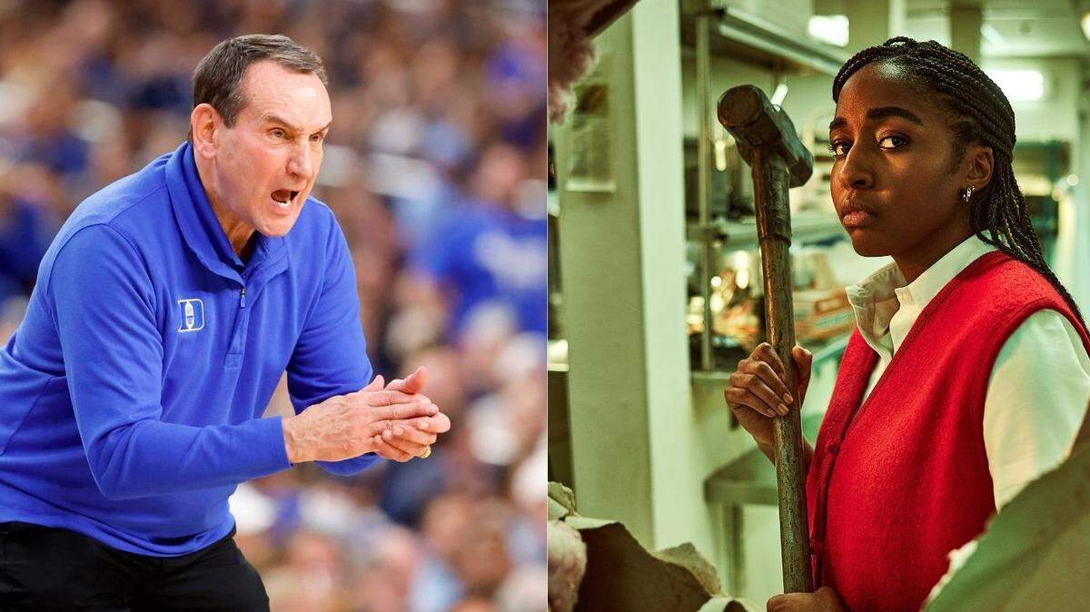 Former Duke men’s basketball coach Mike Krzyzewski (Coach K) teaches Sydney (Ayo Edebiri) about leadership and teamwork in Season 2 of FX/Hulu’s “The Bear.”