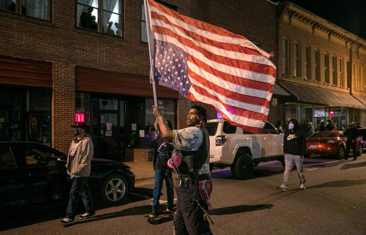 On April 21, Pasquotank County deputies shot and killed Andrew Brown Jr. in Elizabeth City, while trying to serve search and arrest warrants. The killing spurred days and nights of protests with demonstrators calling for the release of body-camera footage to reveal the events leading up to the shooting. On May 1, demonstrators repeated their calls on the 11th day of protests.