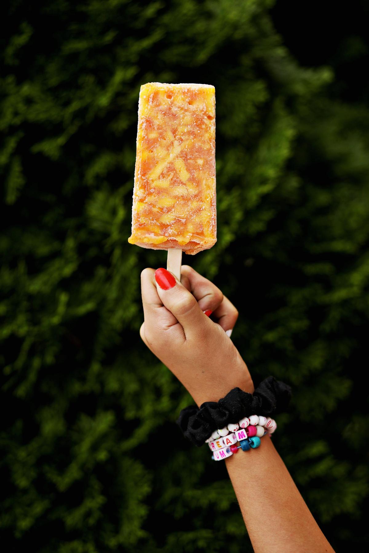 “I always use fresh, never frozen fruits,” says Vida Dulce’s Carlos Torres of his 65 different flavors of paletas.