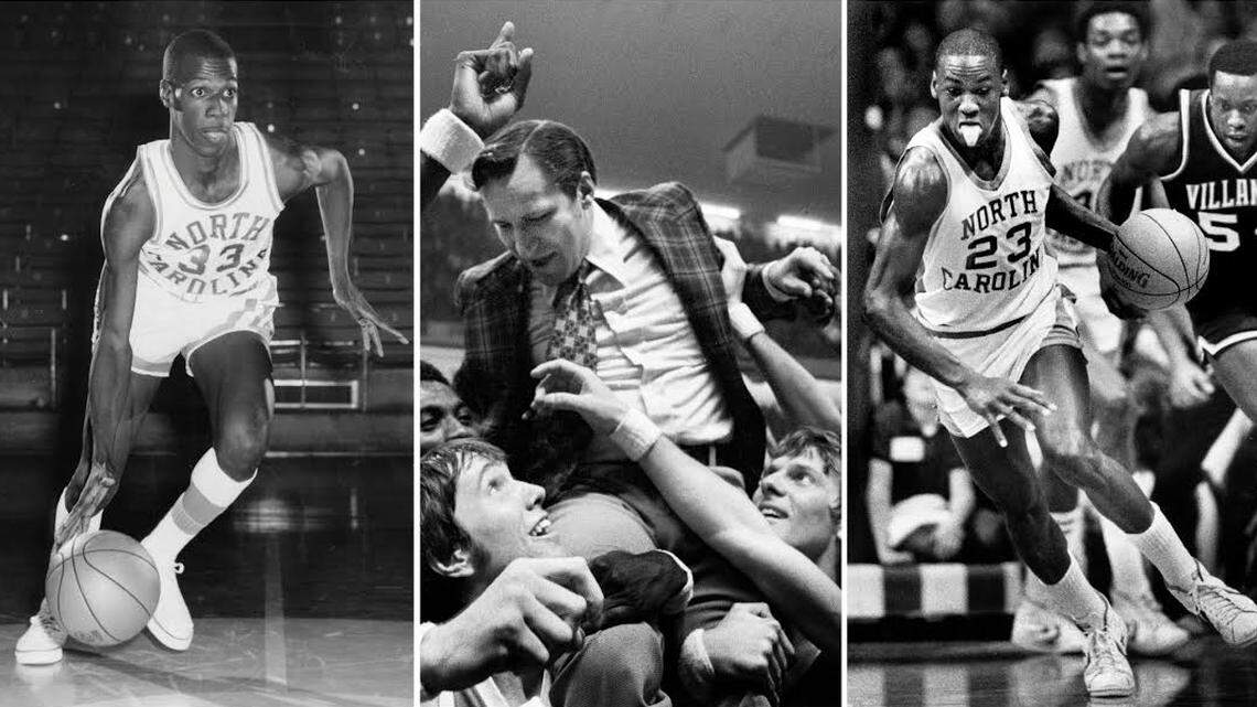 UNC icons Charlie Scott, Dean Smith and Michael Jordan are among the suggestions on social media to replace the Silent Sam statue.