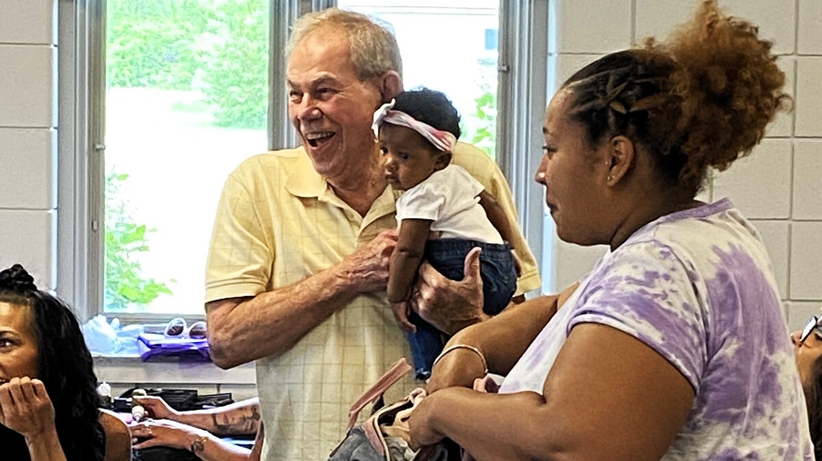 Gary Rasor (center) loved people and riding rollercoasters with his grandchildren, his son Jeff Rasor said in Orange County Superior Court on Friday, May 16, 2025. Rasor died on Nov. 30, 2022, after he was shoved to the floor during a robbery at Home Depot.