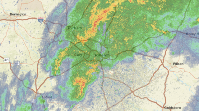 NWS issues flash flooding warning for central Wake County | Durham ...