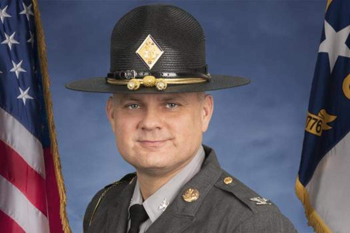 Col. Freddy Johnson Jr., commander of the North Carolina State Highway Patrol. The Highway Patrol became a separate Cabinet agency on July 1, 2025.