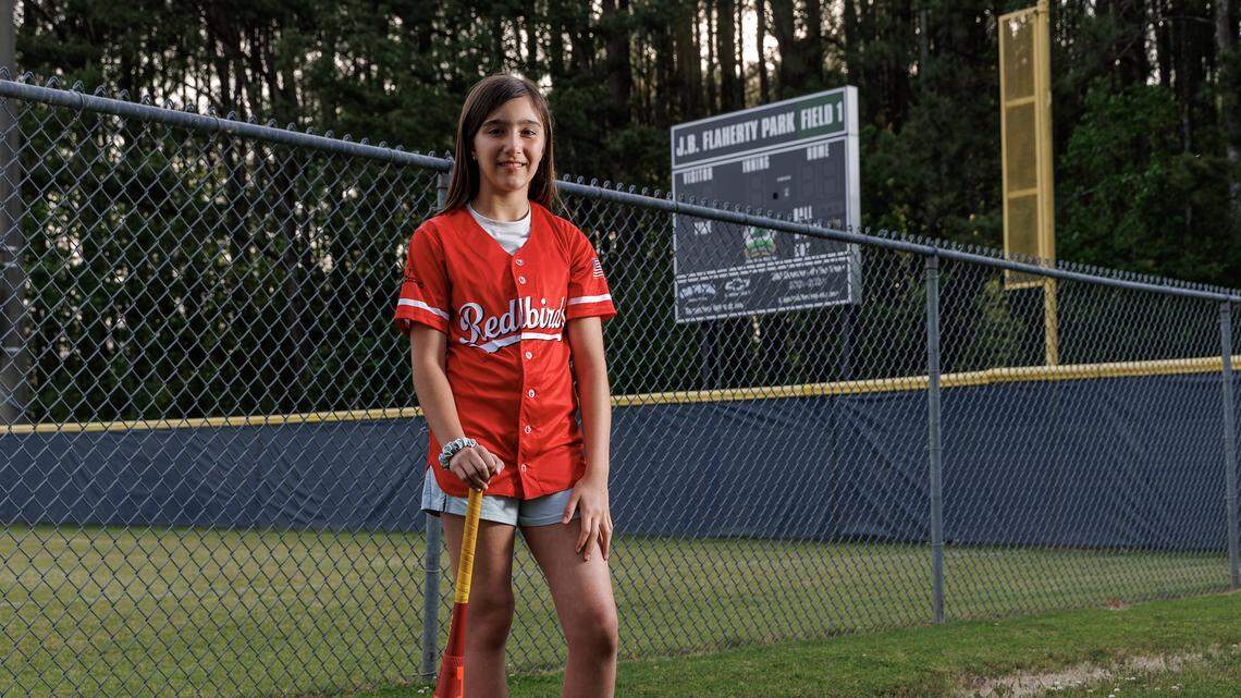 NC girls step up to the plate in special Little League baseball weekend