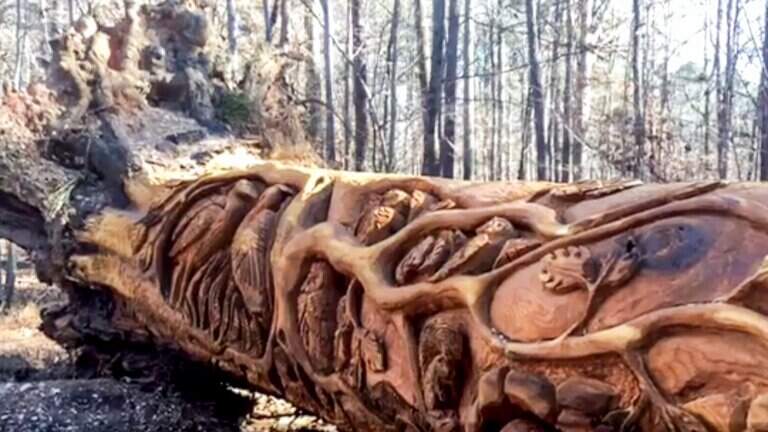Beloved carvings are no longer at Umstead park. What happened to the animal tree?