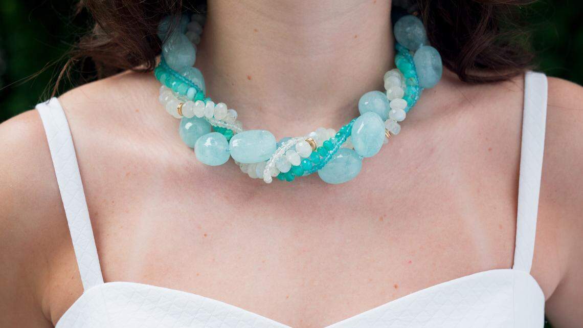 Bailey’s Fine Jewelry’s new summer collection for their in-house Bailey’s Traditions line recently made its debut. The line exudes a beachy vibe with stones in sea shades of cobalt and turquoise, along with freshwater pearls. The collection includes necklaces, earrings and more. The line is available at Bailey’s locations in Cameron Village and Crabtree Valley Mall.