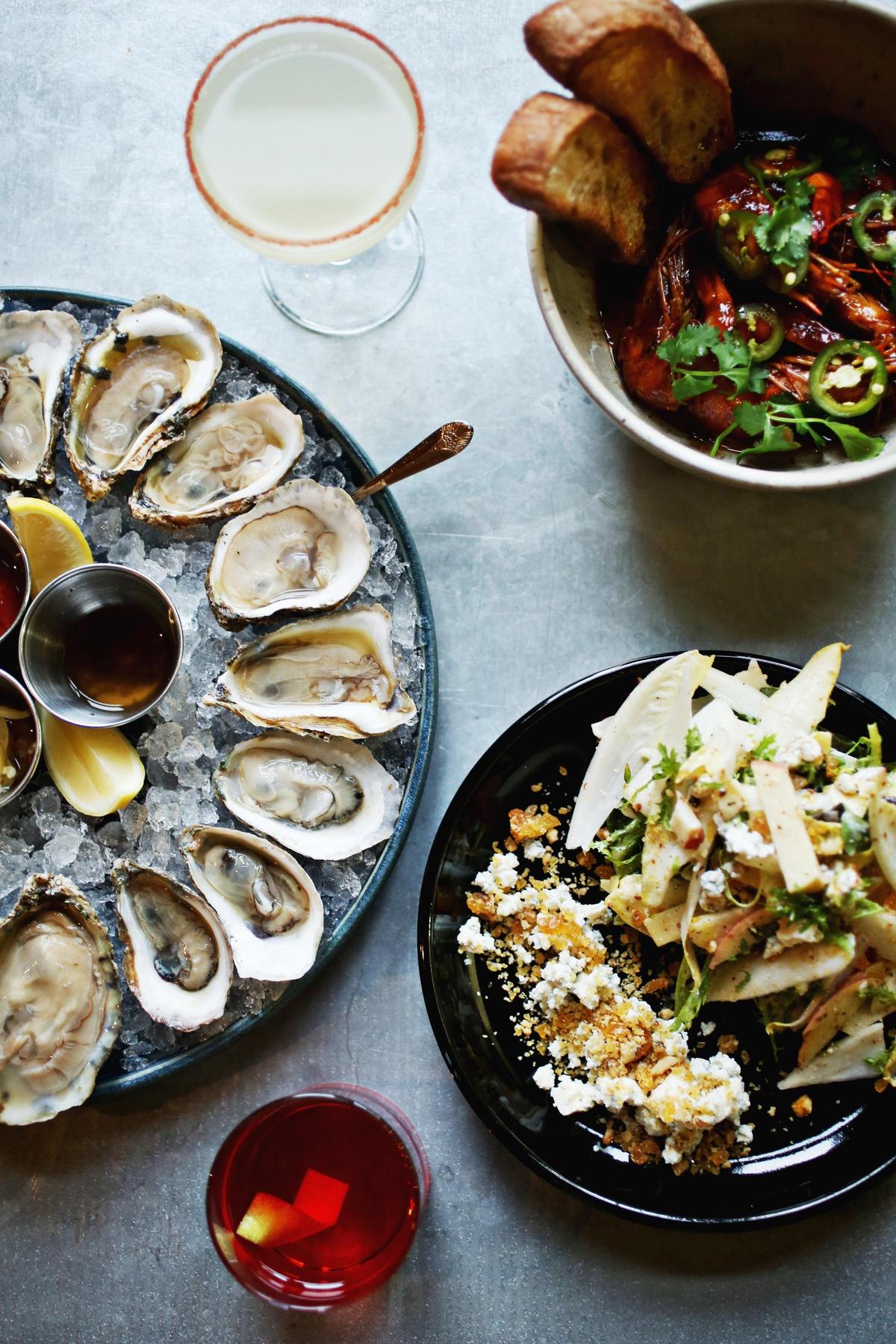 St. Roch Fine Oysters + Bar, opened by chef Sunny Gerhart, is an edible souvenir book of Gerhartâs life and travels.