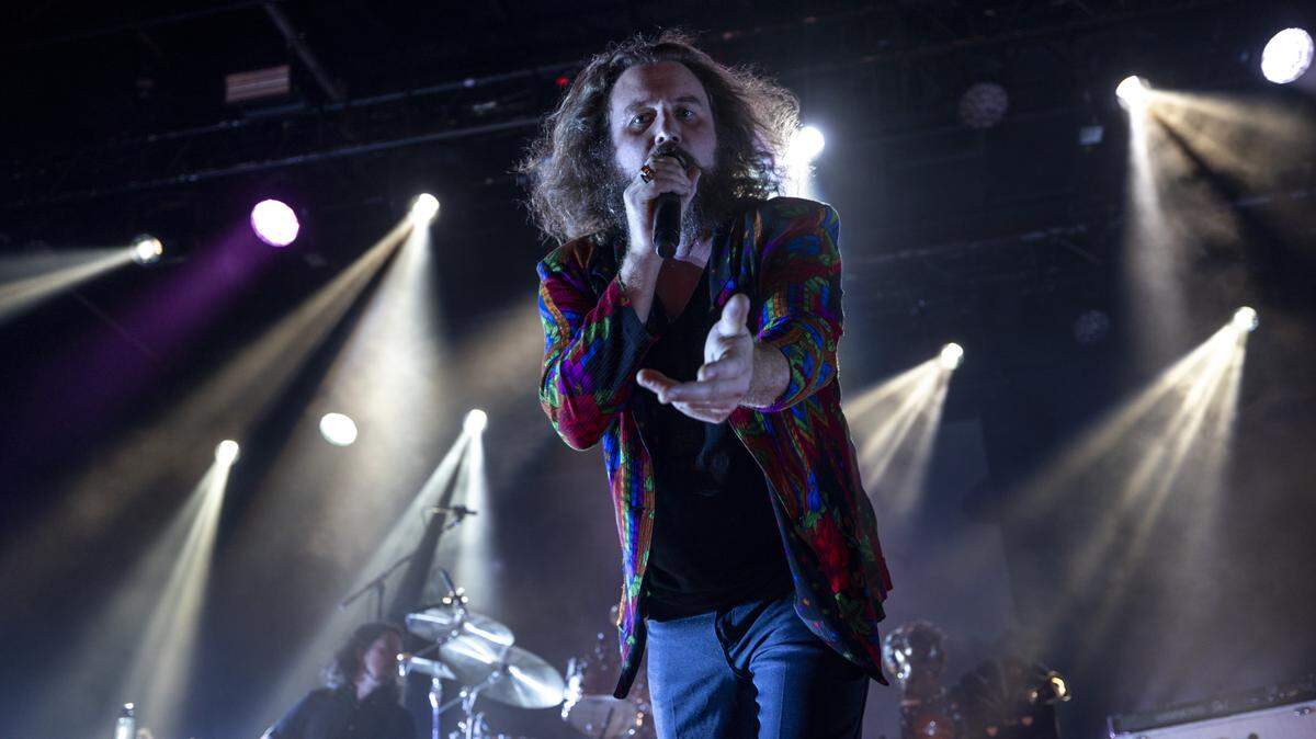 My Morning Jacket performs at City Plaza during Day 2 of the 15th annual Hopscotch Music Festival in downtown Raleigh on Friday, Sept. 5, 2025.