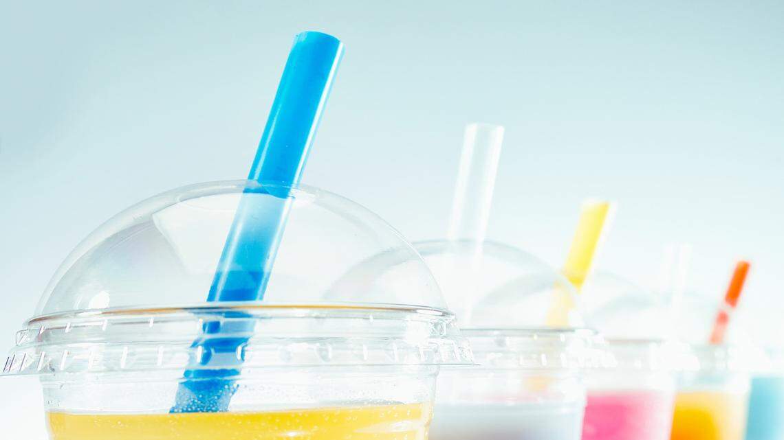 Assorted fruity boba tea cocktails. Boba, also known as bubble tea, originated in Taiwan in the 1980s and arrived in the U.S. a decade later. But there has been a boba shortage, forcing area boba tea shops to be flexible.