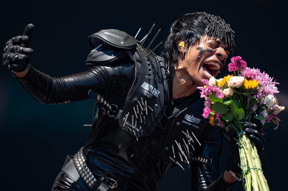 Teezo Touchdown performs at the first day of Dreamville Music Festival in Dix Park in Raleigh, NC on Saturday, April 6, 2024.