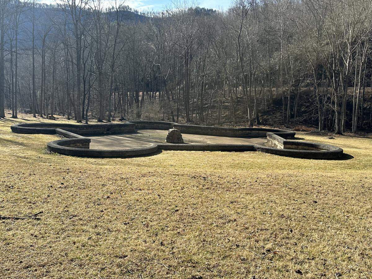 Before the remnants of Hurricane Helene hit Western North Carolina in the fall of 2024, Andrews Geyser spouted from the center of a five-lobed concrete pool built in 1911.