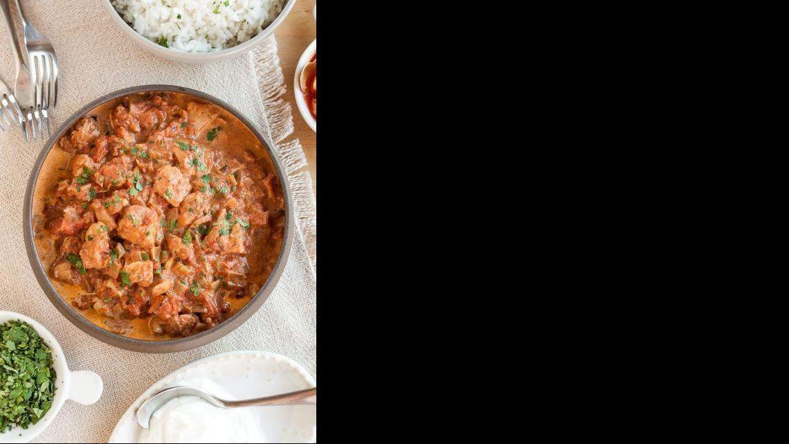Chicken Tikka Masala is a curry dish that benefits from a nice, long simmer, so using a slow cooker is ideal. 
