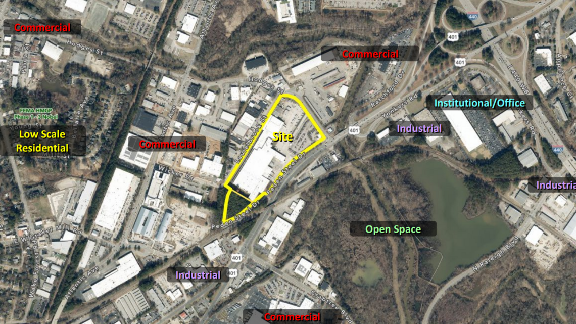 Rezoning proposes 20 stories and 5,700 housing units north of downtown Raleigh
