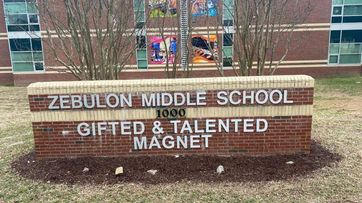 Zebulon Middle School was placed on a Code Red lockdown on Feb. 3, 2023 due to a social media threat.