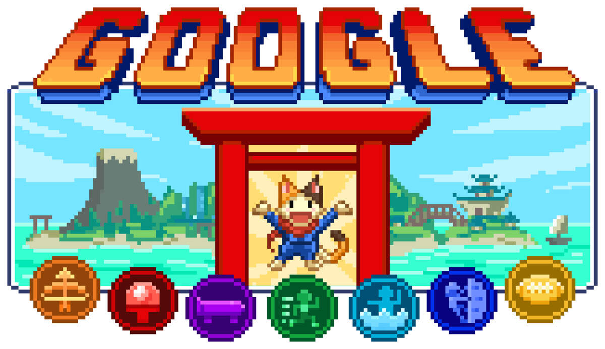 Champion Island, an interactive Google Doodle mimicking a Japanese video game, was created for the 2021 summer Olympic games in Tokyo, which actually took place in 2022.